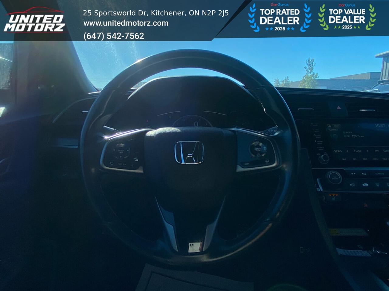 2019 Honda Civic Hatchback SPORT TOURING FWD 1.5L~SAFETY CERTIFIED~ Photo