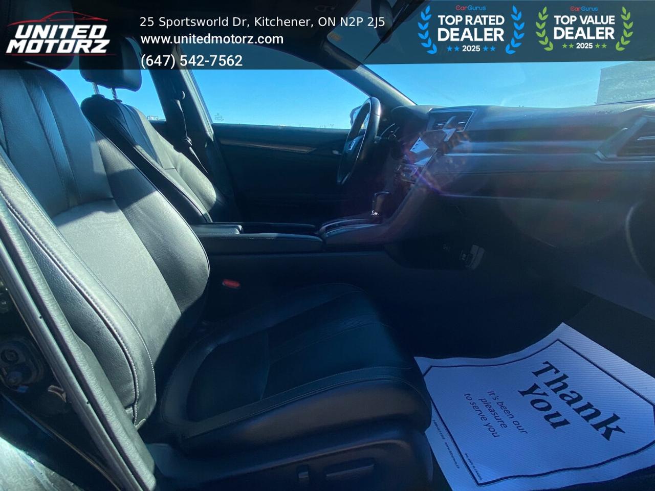 2019 Honda Civic Hatchback SPORT TOURING FWD 1.5L~SAFETY CERTIFIED~ Photo