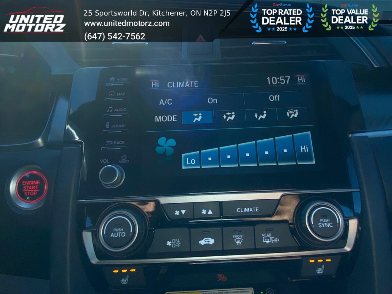 2019 Honda Civic Hatchback SPORT TOURING FWD 1.5L~SAFETY CERTIFIED~ Photo