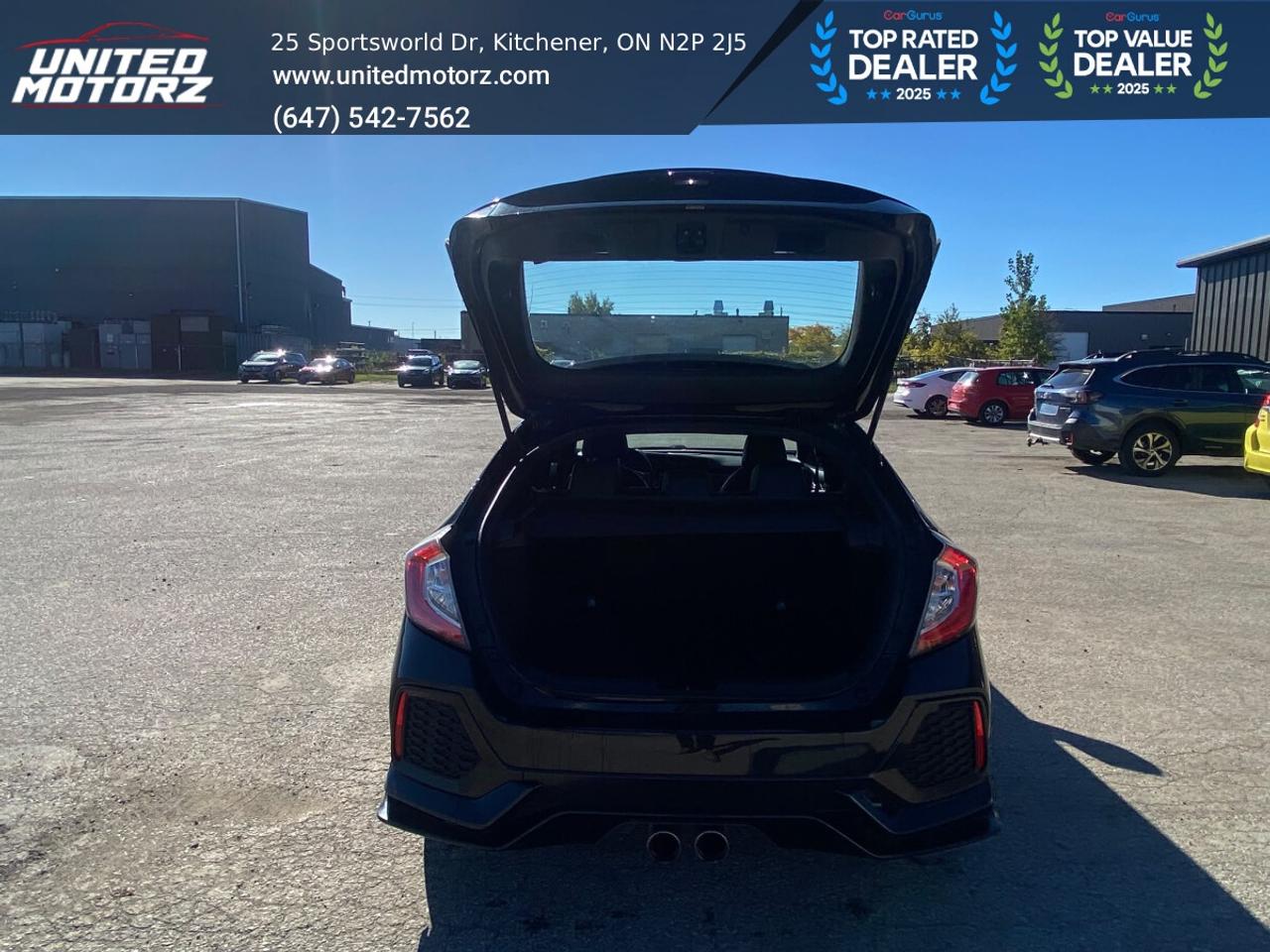2019 Honda Civic Hatchback SPORT TOURING FWD 1.5L~SAFETY CERTIFIED~ Photo