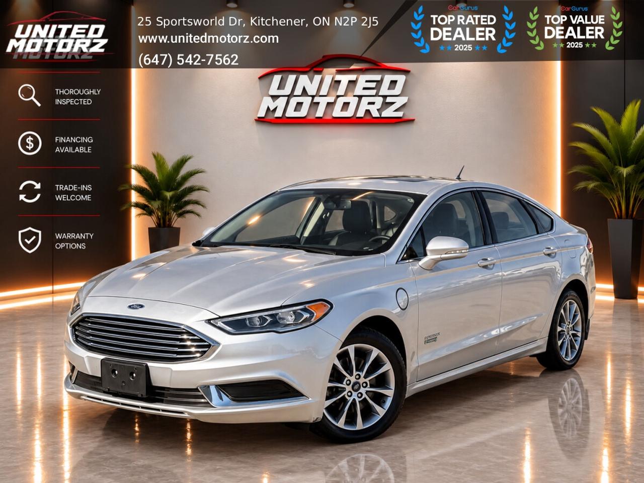 2018 Ford Fusion Energi SE FWD 2.0L~SAFETY CERTIFIED~NO ACCIDENTS~ Photo0