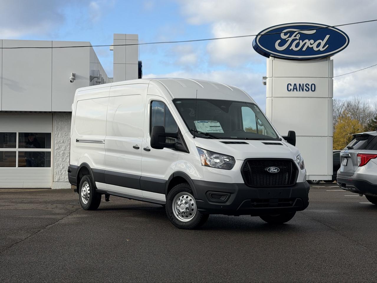 Oxford White 2027 Ford Transit Cargo Van All-Wheel Drive Automatic