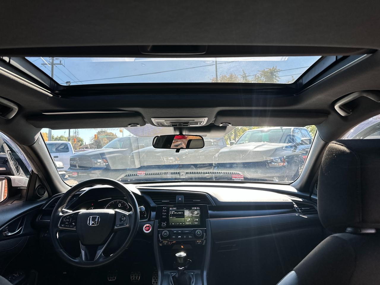 2020 Honda Civic Sport Manual HTD-Cloth Sunroof AC RvCam SmartPhone Photo