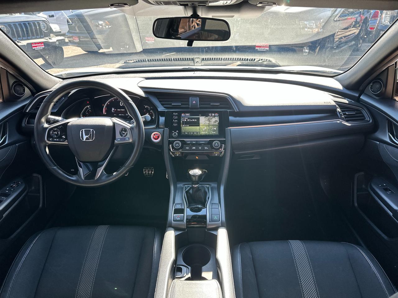 2020 Honda Civic Sport Manual HTD-Cloth Sunroof AC RvCam SmartPhone Photo