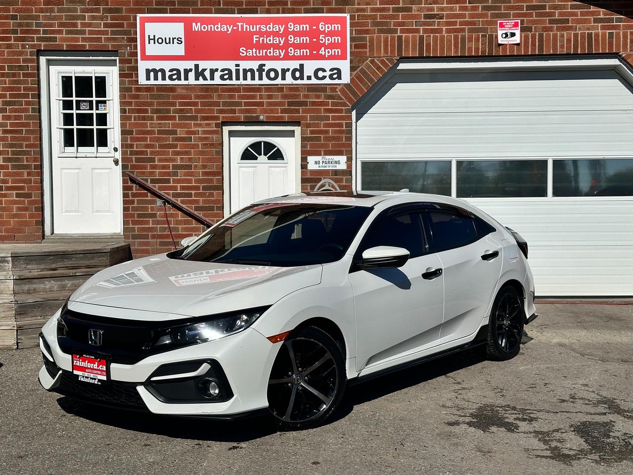 2020 Honda Civic Sport Manual HTD-Cloth Sunroof AC RvCam SmartPhone Photo
