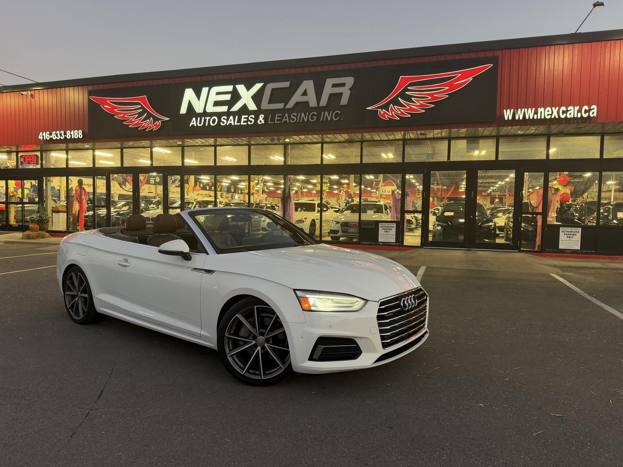 2019 Audi A5 CABRIOLET PROGRESSIV S-LINE AWD LEATHER NAV CAMERA