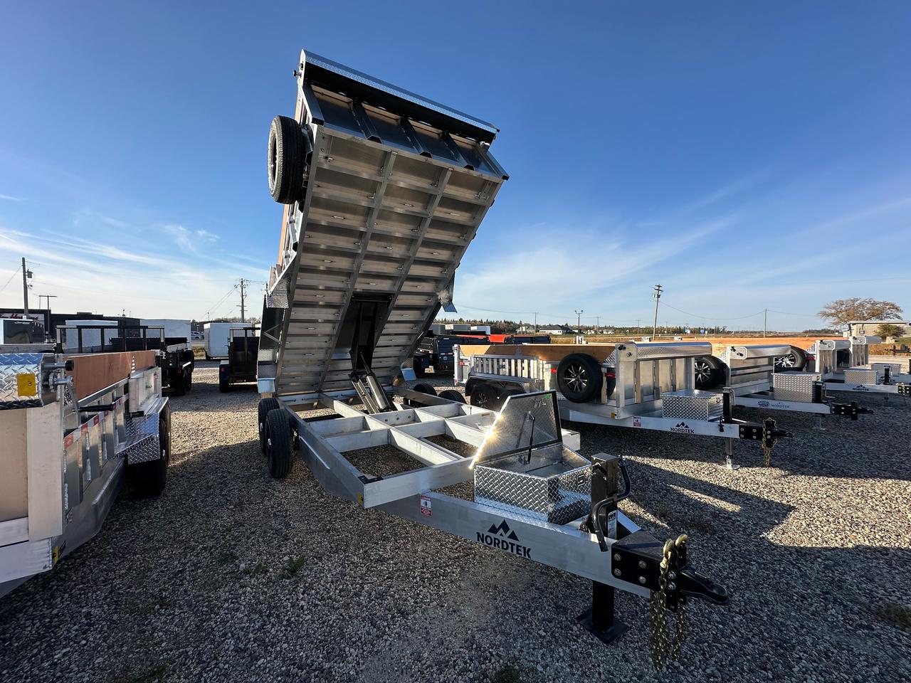 2027 Nordtek Dump Trailer 82" x 16' Nordtek Dump Trailer Photo