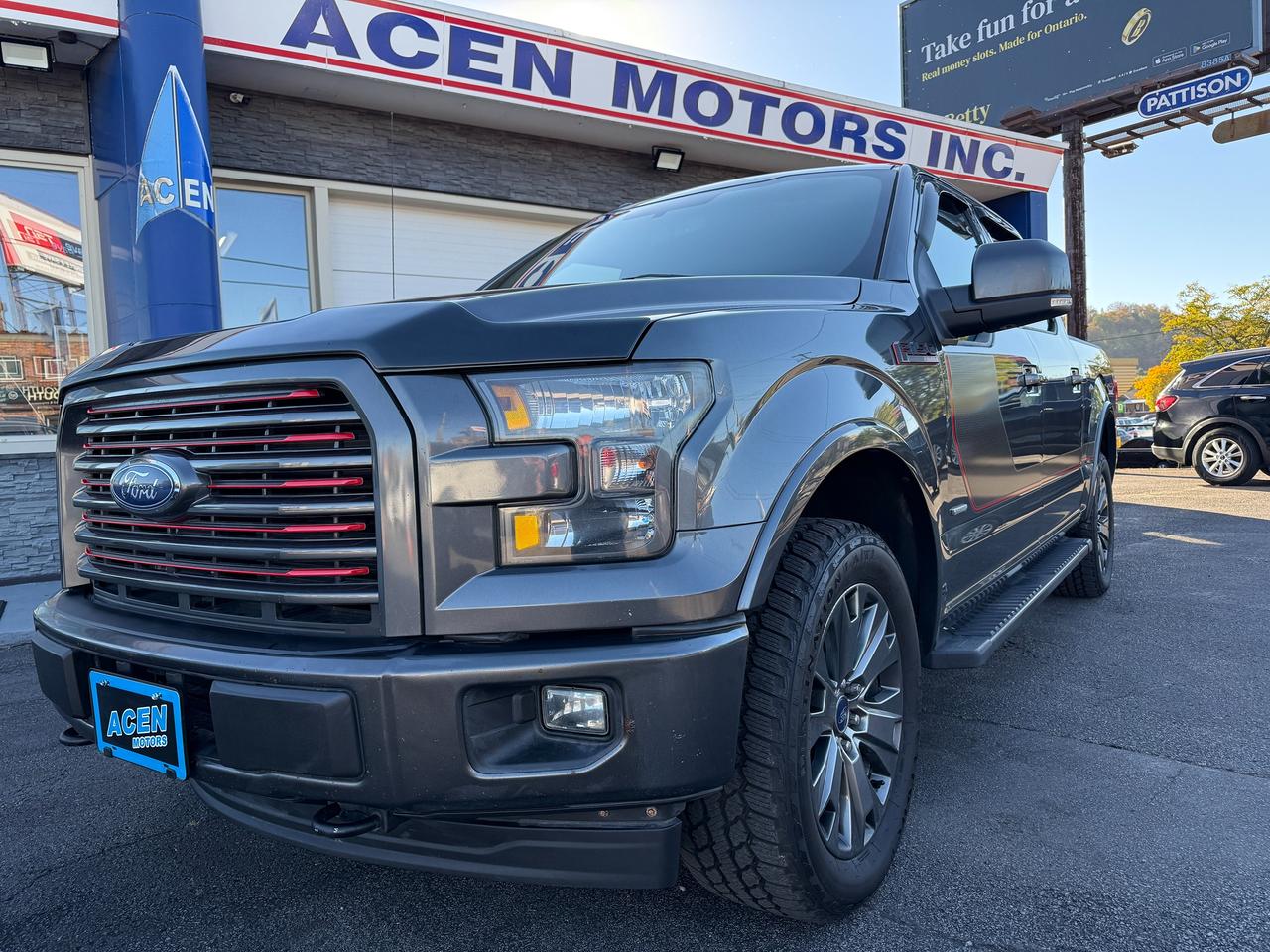 Gray 2017 Ford F-150 Pickup Truck Four-Wheel Drive Automatic