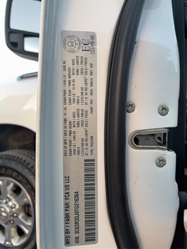2026 RAM 3500 Big Horn 4x4 Crew Cab 6.4L8cylHemi 6'4" Box Photo
