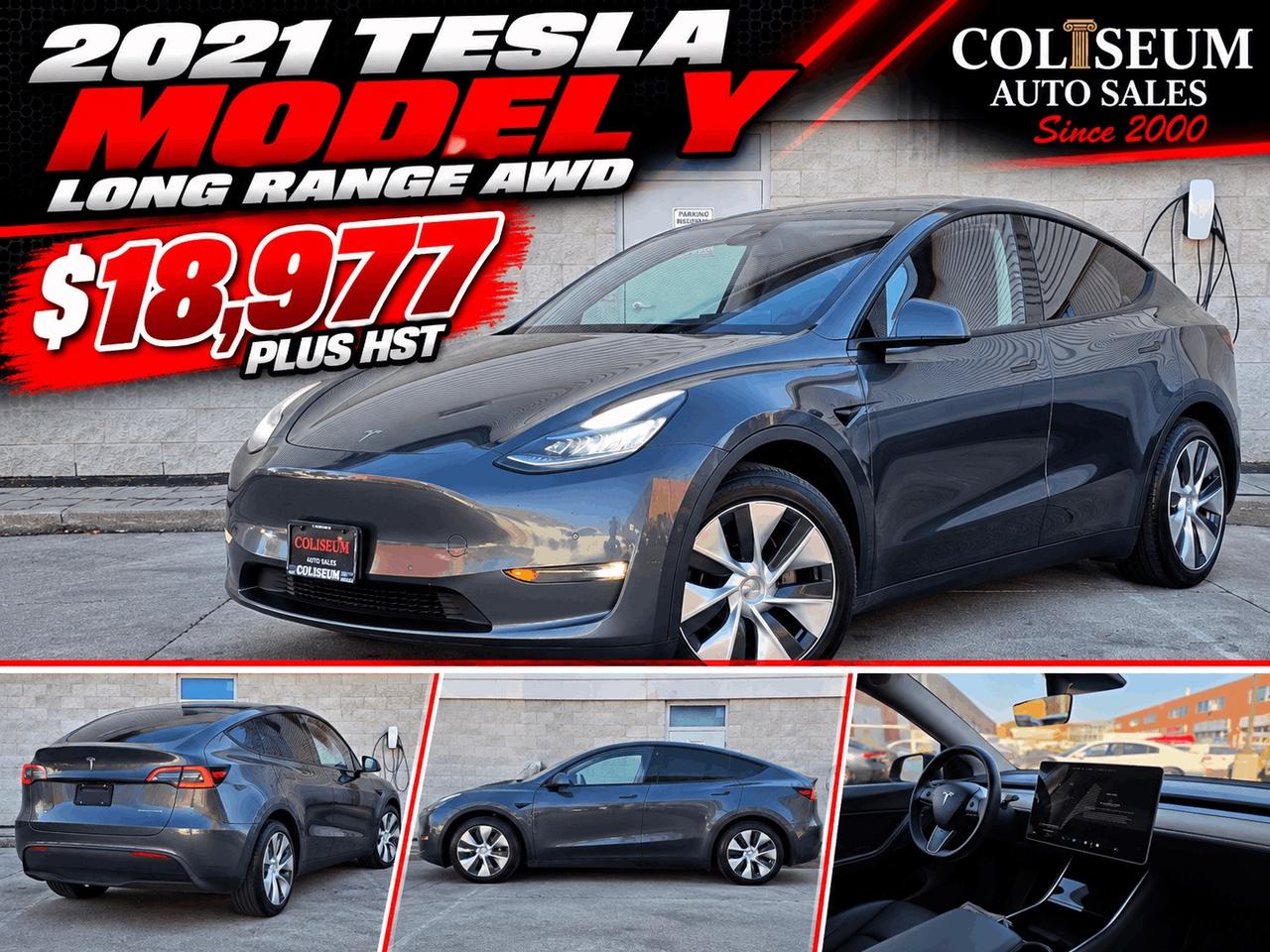 2021 Tesla Model Y LONG RANGE AWD DUAL MOTOR-CERTIFIED Photo1
