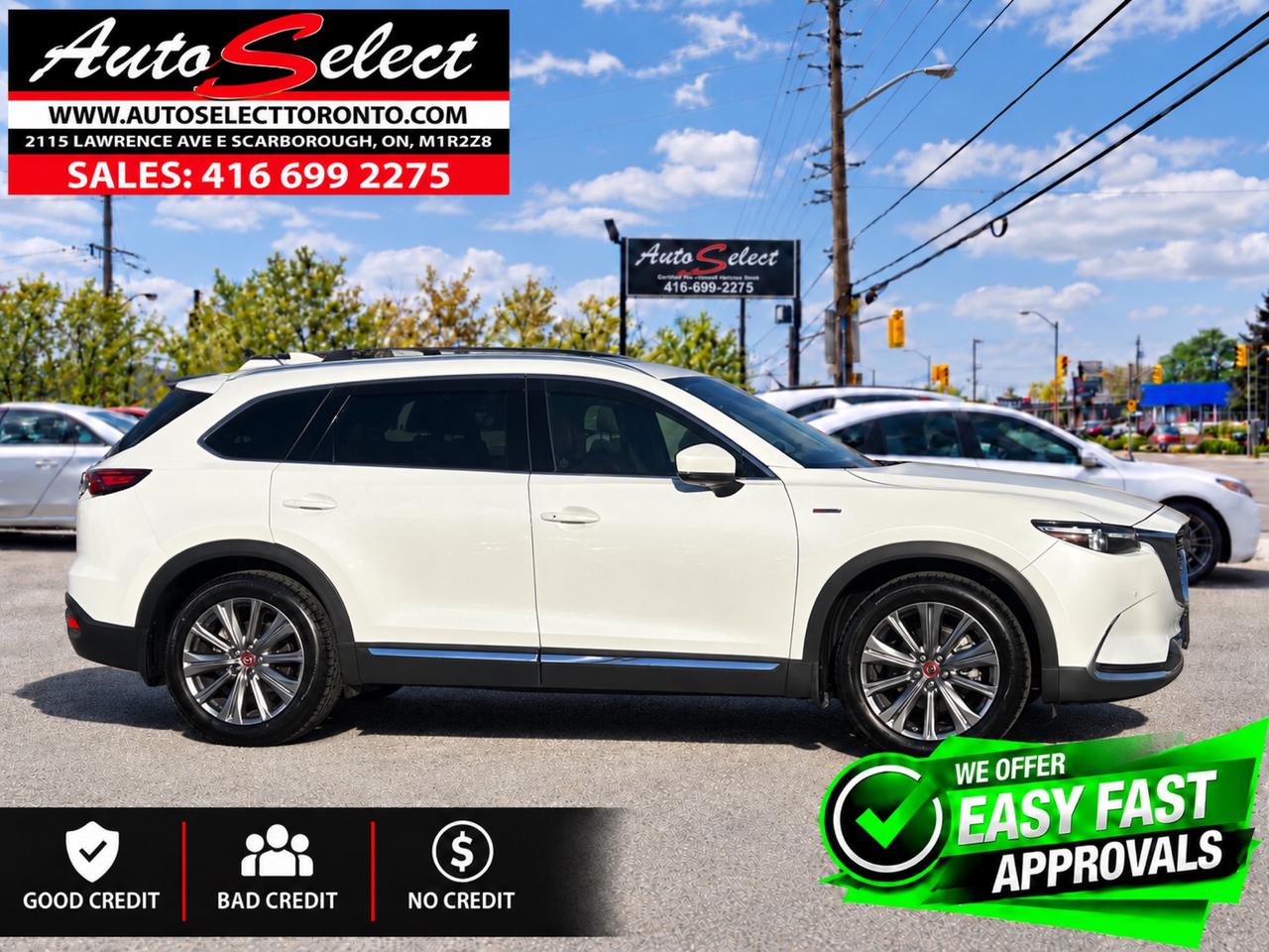 2021 Mazda CX-9 100th Anniversary Edition AWD**Red Leather**Sunroof**Carplay**Clean Carfax** Photo2