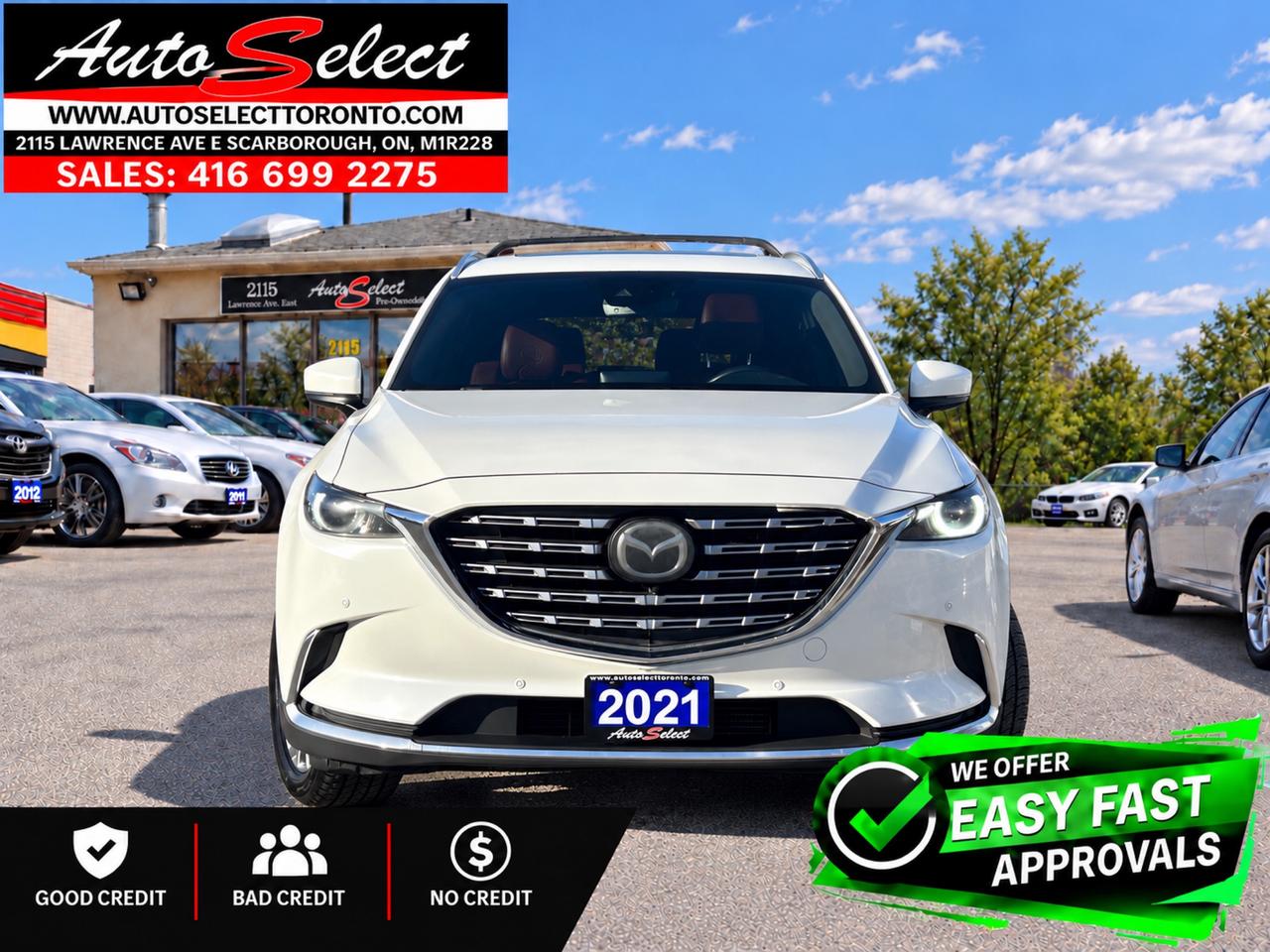 2021 Mazda CX-9 100th Anniversary Edition AWD**Red Leather**Sunroof**Carplay**Clean Carfax** Photo