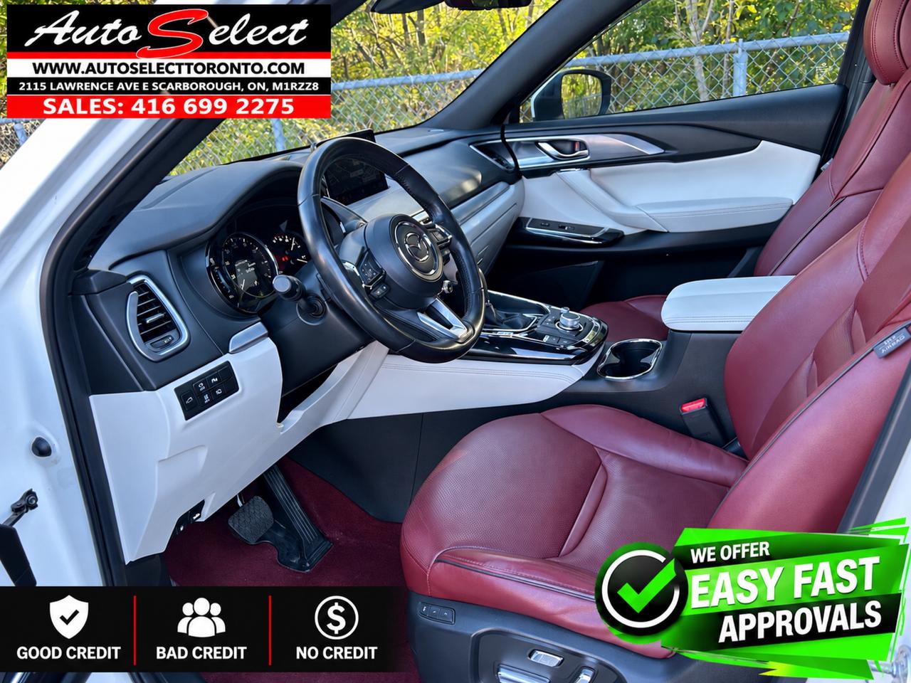 2021 Mazda CX-9 100th Anniversary Edition AWD**Red Leather**Sunroof**Carplay**Clean Carfax** Photo