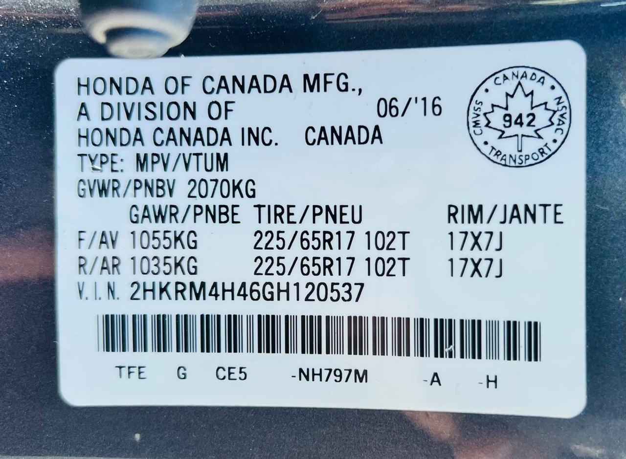 2016 Honda CR-V SE Photo