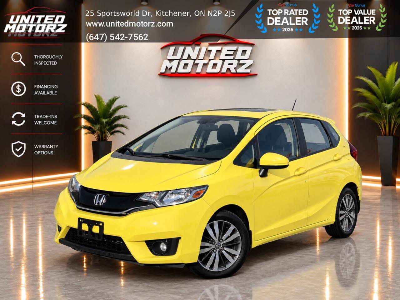 2015 Honda Fit CVT EX HB FWD 1.5L 4cyl~SAFETY CERTIFIED~ Photo0