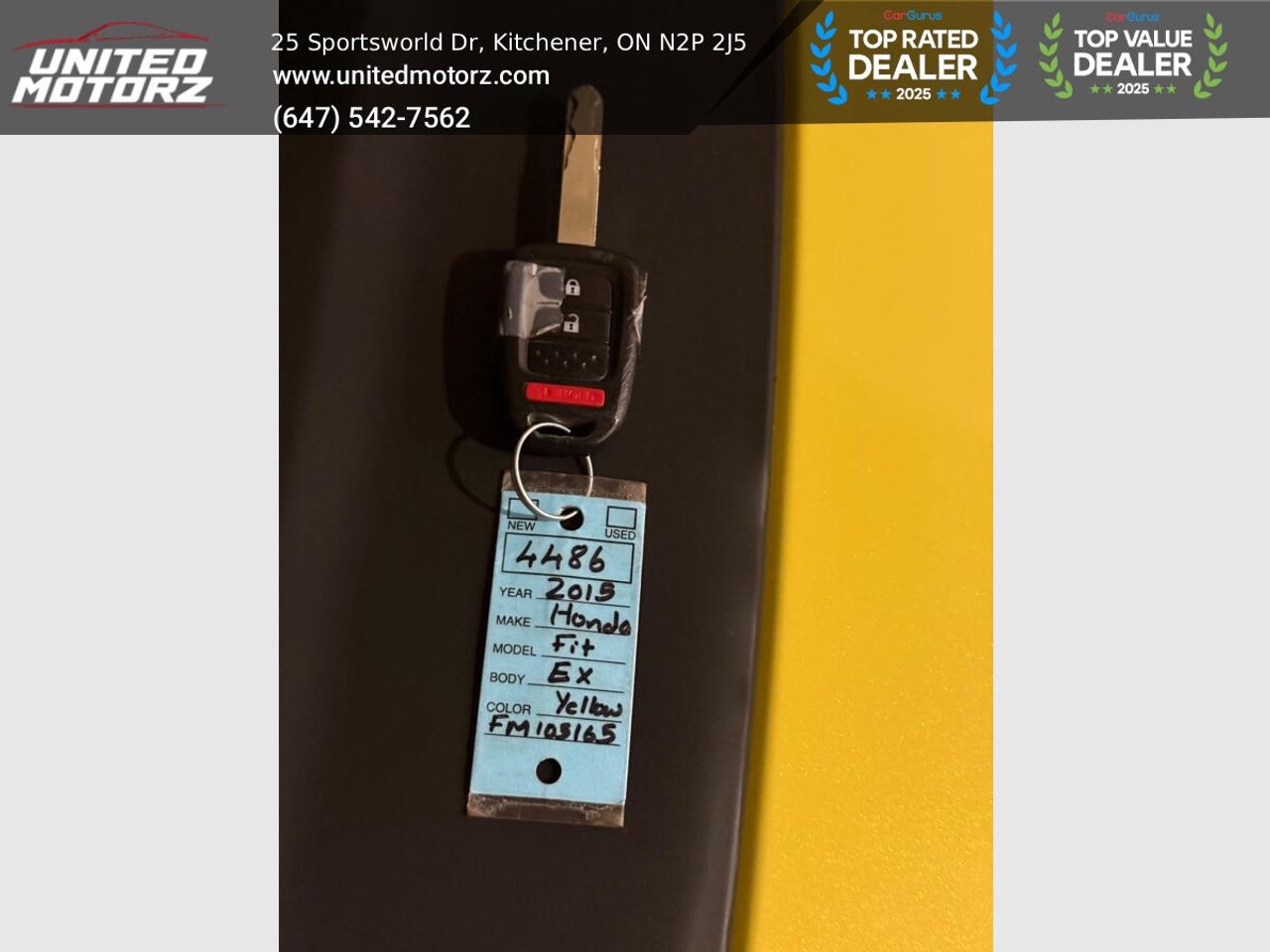2015 Honda Fit CVT EX HB FWD 1.5L 4cyl~SAFETY CERTIFIED~ Photo