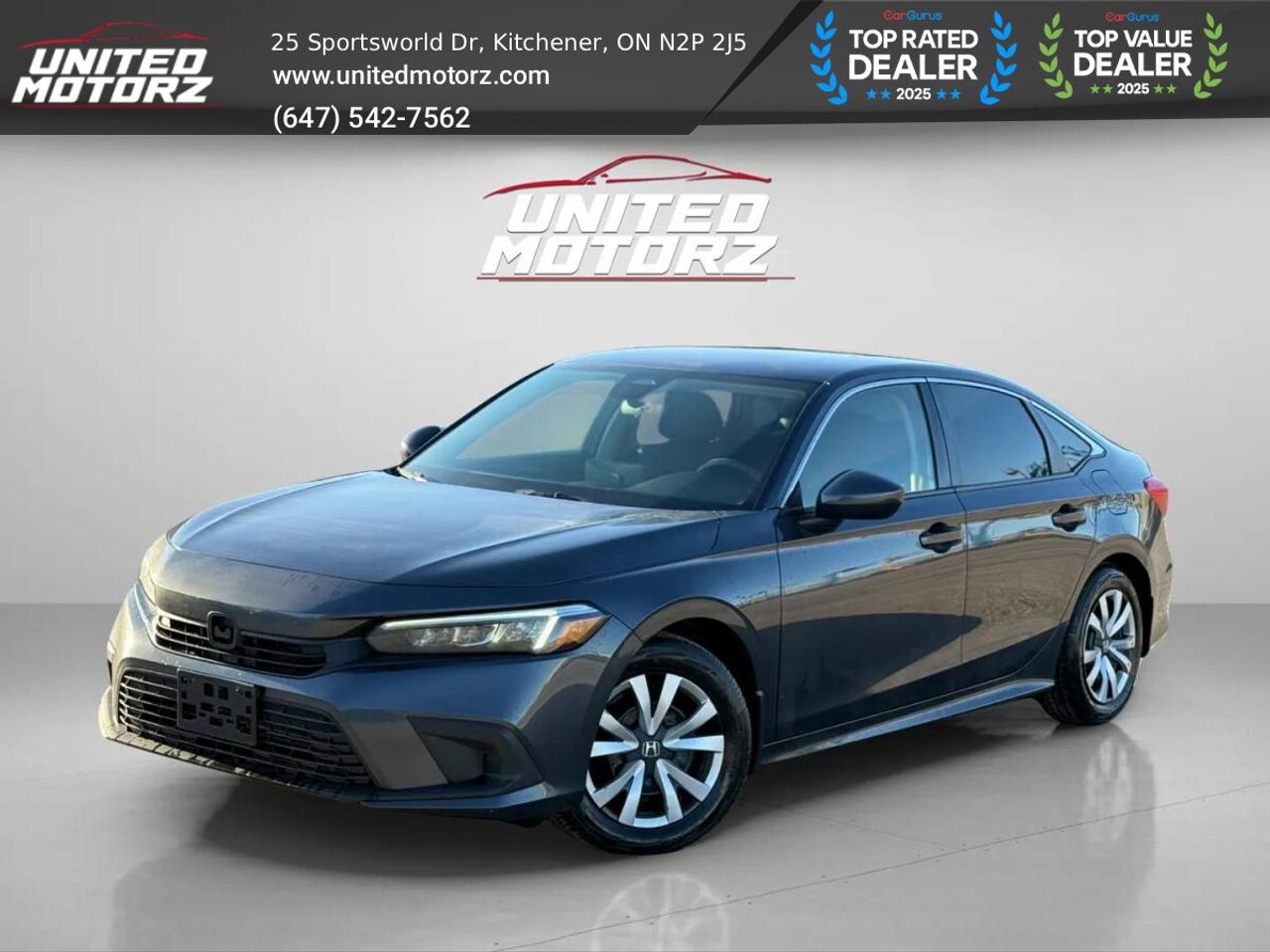 2022 Honda Civic LX CVT FWD 2.0L ~SAFETY CERTIFIED~ Photo