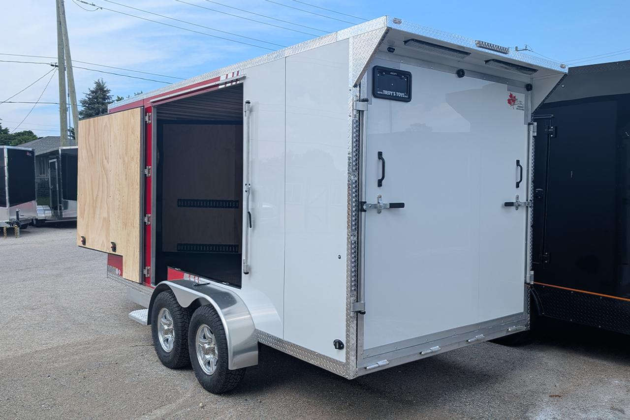 2026 Canadian Trailer Company 7x16 V-Nose Cargo Trailer Aluminum Tandem Axle Photo11