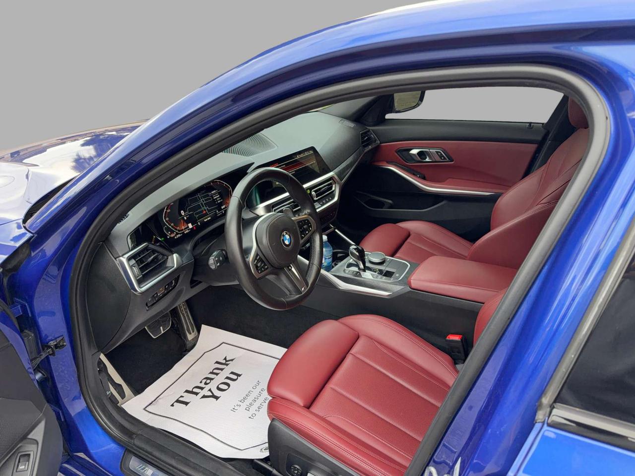 2022 BMW 3 Series 330i xDrive M Pkg No Accident Red Interior Photo