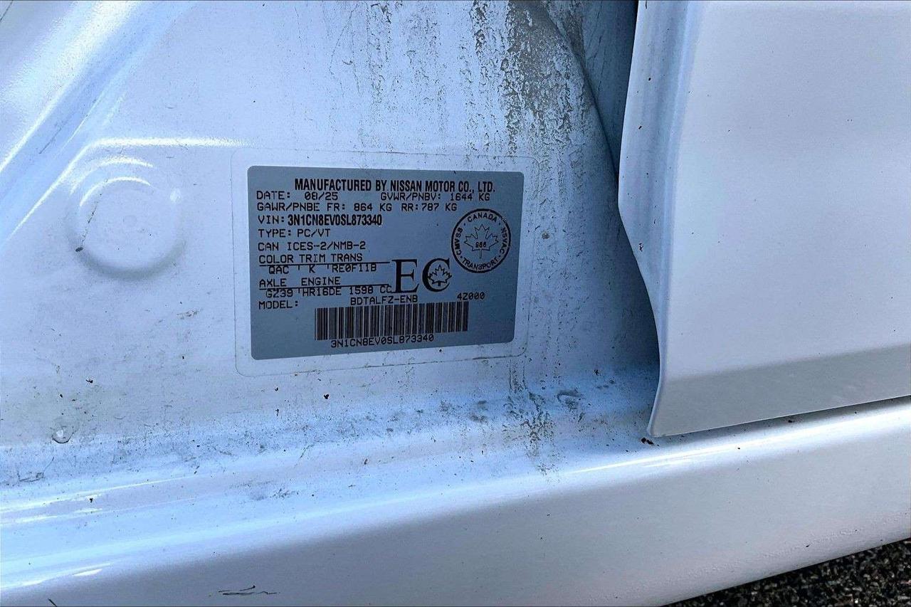 2025 Nissan Versa SV   Blind Spot   Wireless Charging   Heated Seats Photo