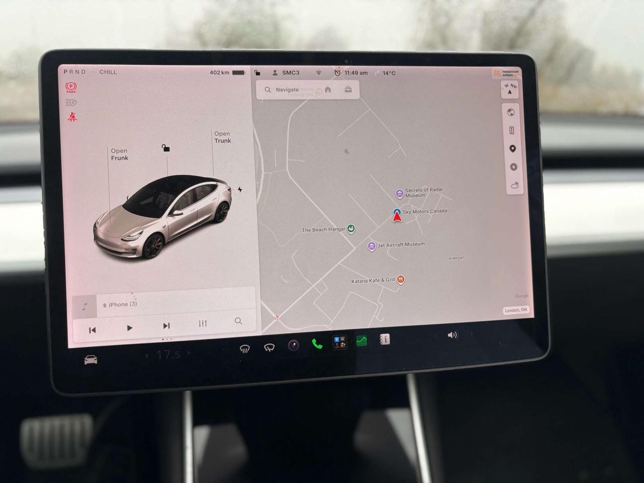 2020 Tesla Model 3 Performance, AWD, White on White, Photo