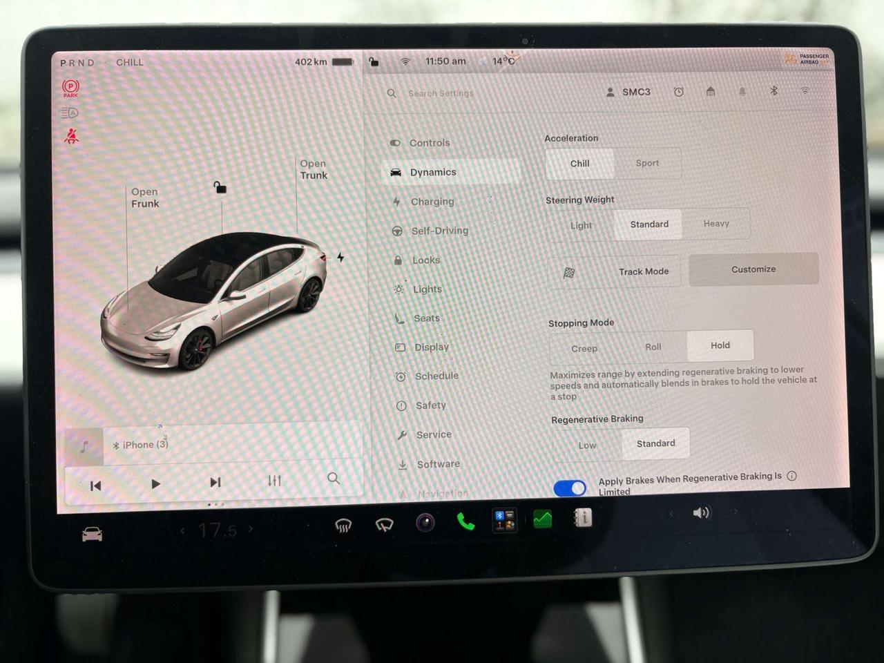 2020 Tesla Model 3 Performance, AWD, White on White, Photo