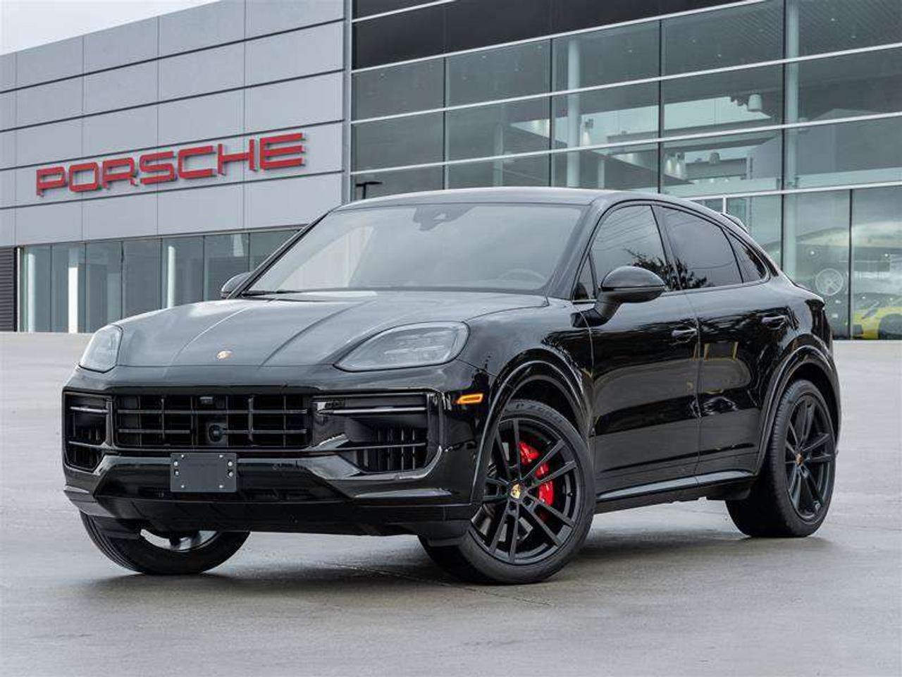 2024 Porsche Cayenne S Coupe AWD Premium Pkg Plus SportDesign Pkg in High Gloss Black 22 SportDesign Wheels in High Glos Photo