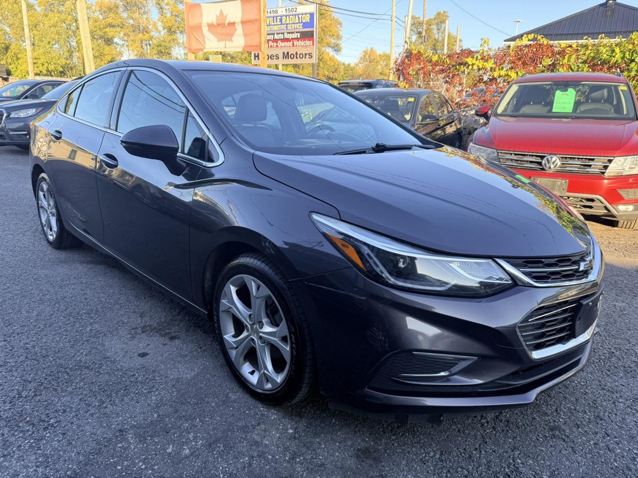 2017 Chevrolet Cruze PREMIER - ONLY 106,000 KM! - LEATHER - R.CAMERA - REMOTE START - HEATED STEERING WHEEL - LOADED! Photo