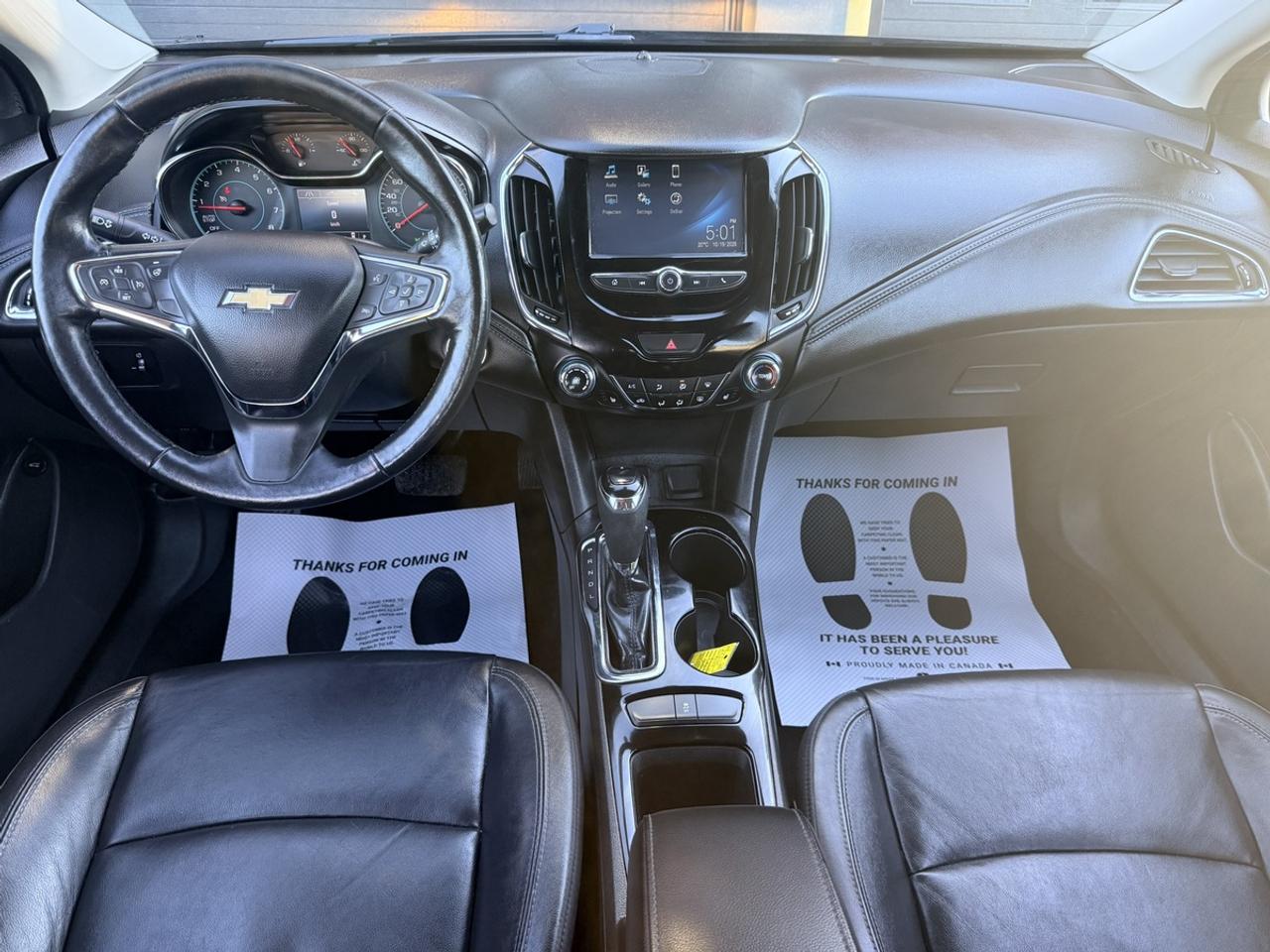 2017 Chevrolet Cruze PREMIER - ONLY 106,000 KM! - LEATHER - R.CAMERA - REMOTE START - HEATED STEERING WHEEL - LOADED! Photo