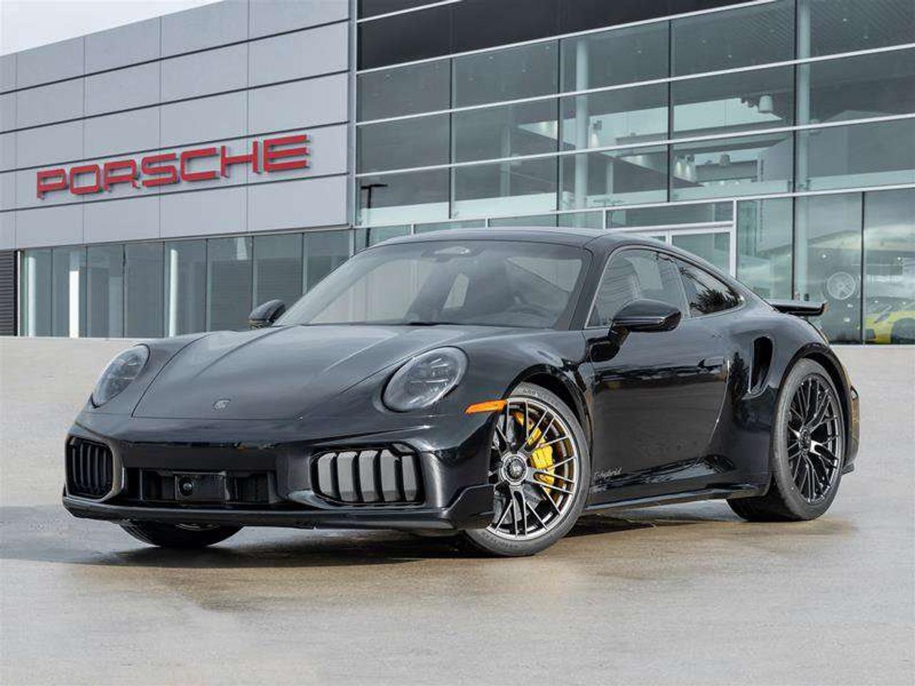 2026 Porsche 911 Turbo S Coupe Front Axle Lift System Surround View with Active Parking Support Lane Change Assist Ad Photo