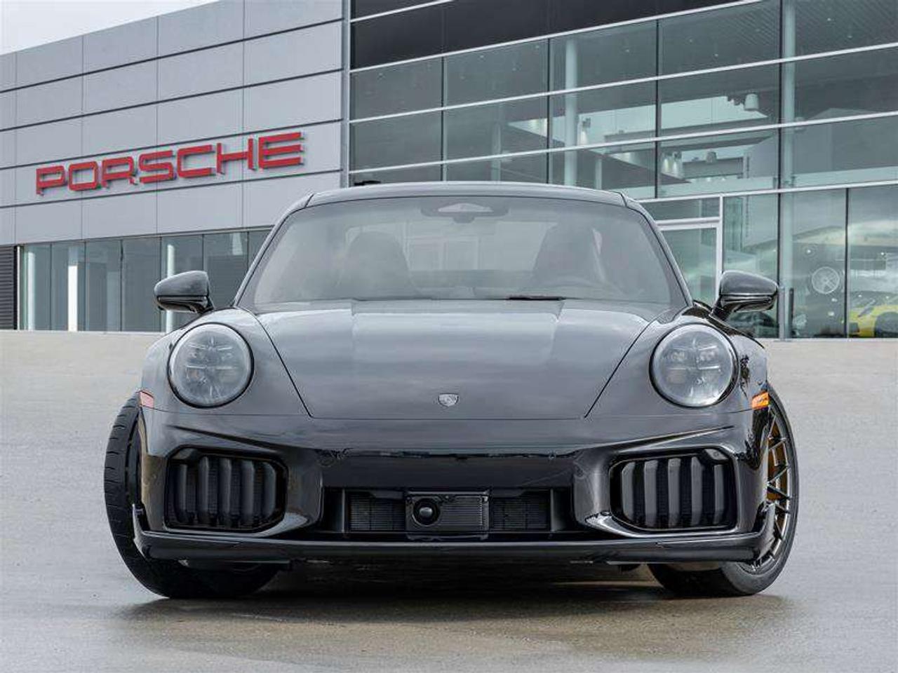 2026 Porsche 911 Turbo S Coupe Front Axle Lift System Surround View with Active Parking Support Lane Change Assist Ad Photo