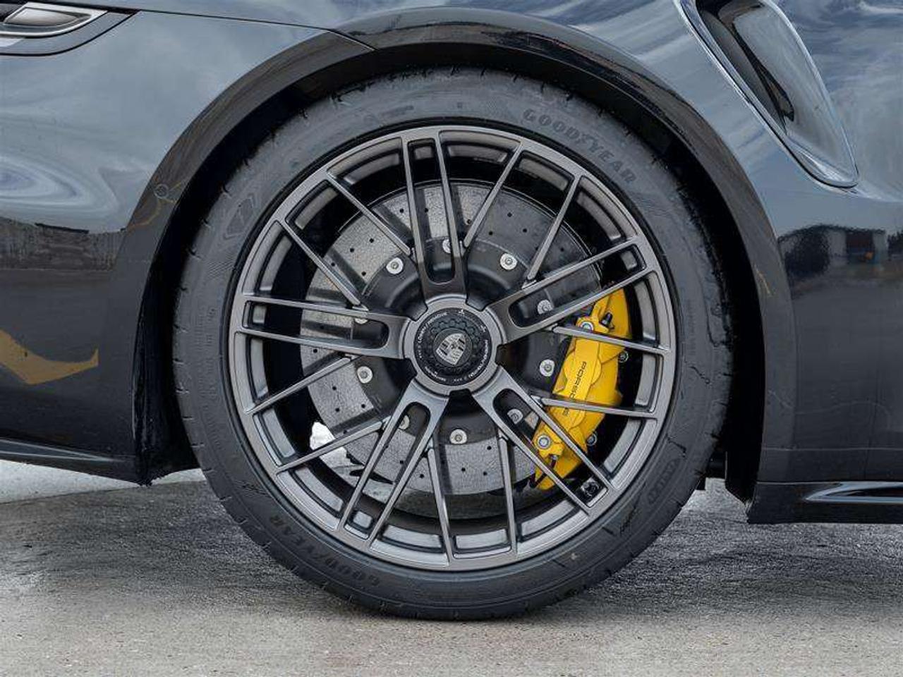 2026 Porsche 911 Turbo S Coupe Front Axle Lift System Surround View with Active Parking Support Lane Change Assist Ad Photo