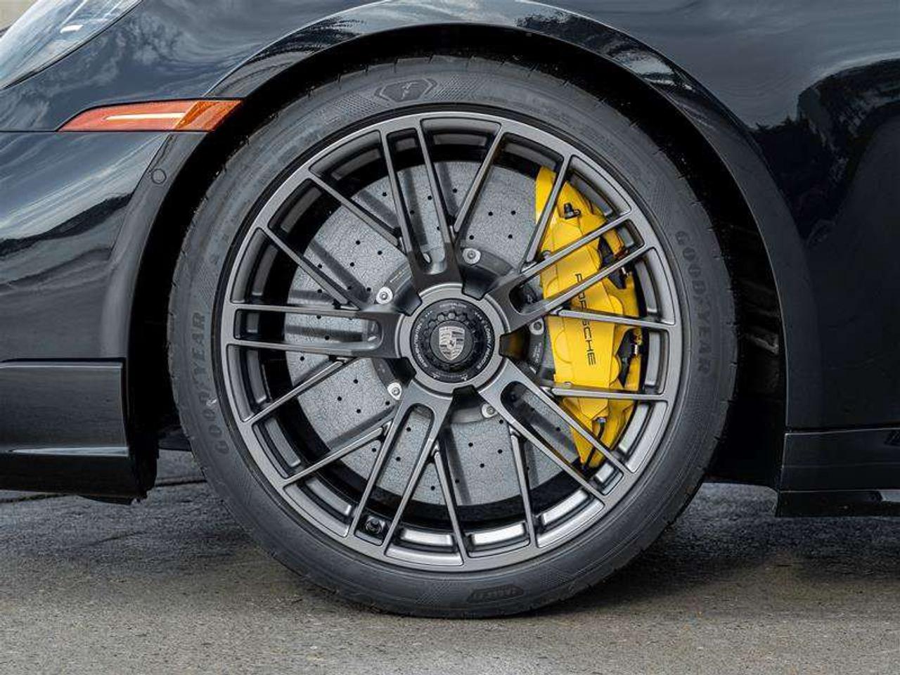 2026 Porsche 911 Turbo S Coupe Front Axle Lift System Surround View with Active Parking Support Lane Change Assist Ad Photo