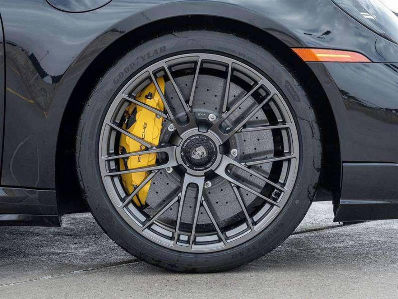 2026 Porsche 911 Turbo S Coupe Front Axle Lift System Surround View with Active Parking Support Lane Change Assist Ad Photo