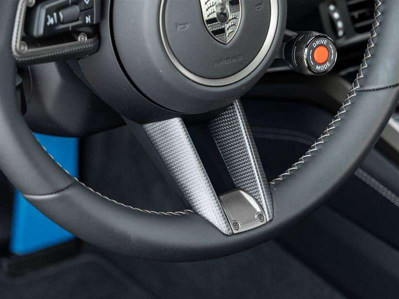 2026 Porsche 911 Turbo S Coupe Front Axle Lift System Surround View with Active Parking Support Lane Change Assist Ad Photo