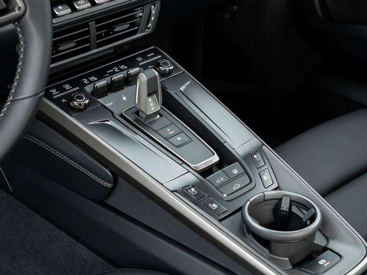 2026 Porsche 911 Turbo S Coupe Front Axle Lift System Surround View with Active Parking Support Lane Change Assist Ad Photo