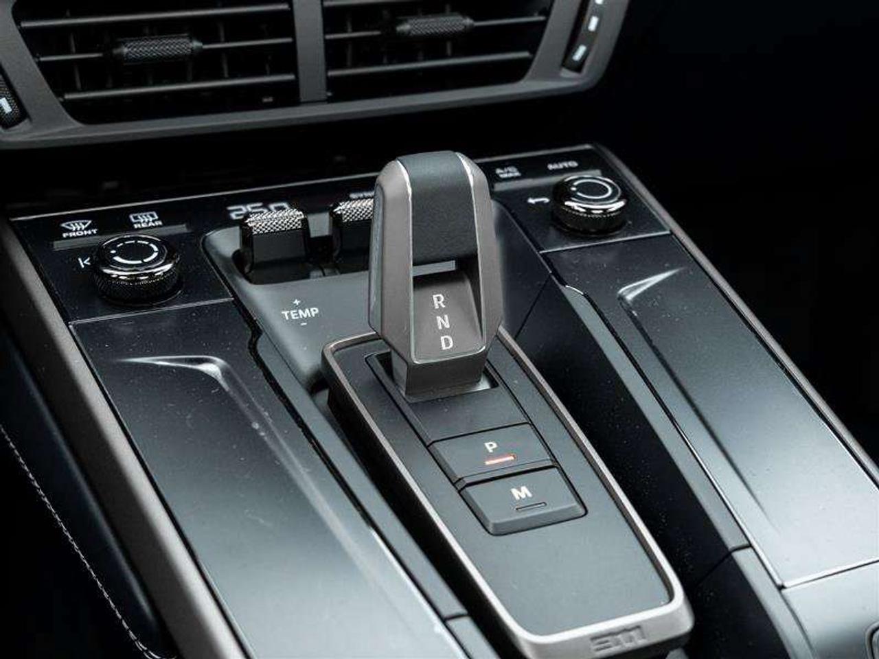 2026 Porsche 911 Turbo S Coupe Front Axle Lift System Surround View with Active Parking Support Lane Change Assist Ad Photo