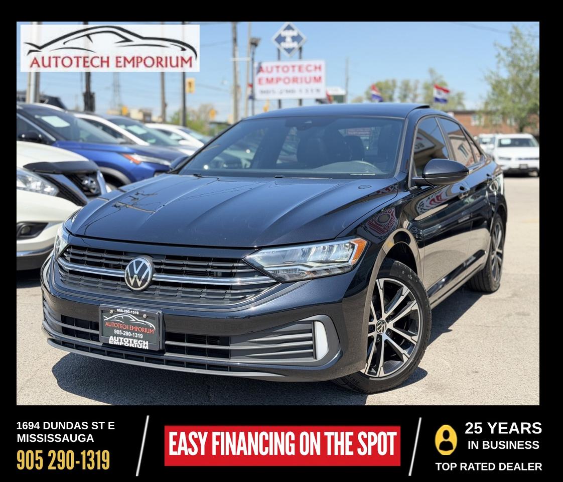 2023 Volkswagen Jetta Comfortline Sport   Leather   Sunroof   Ambient Lighting Photo0