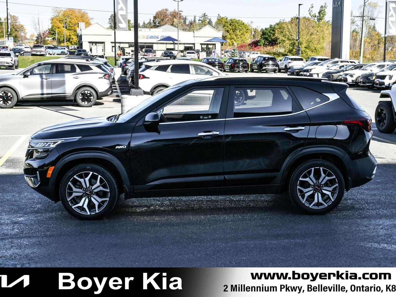 2023 Kia Seltos SX Turbo AWD w/Burgundy Interior Photo3