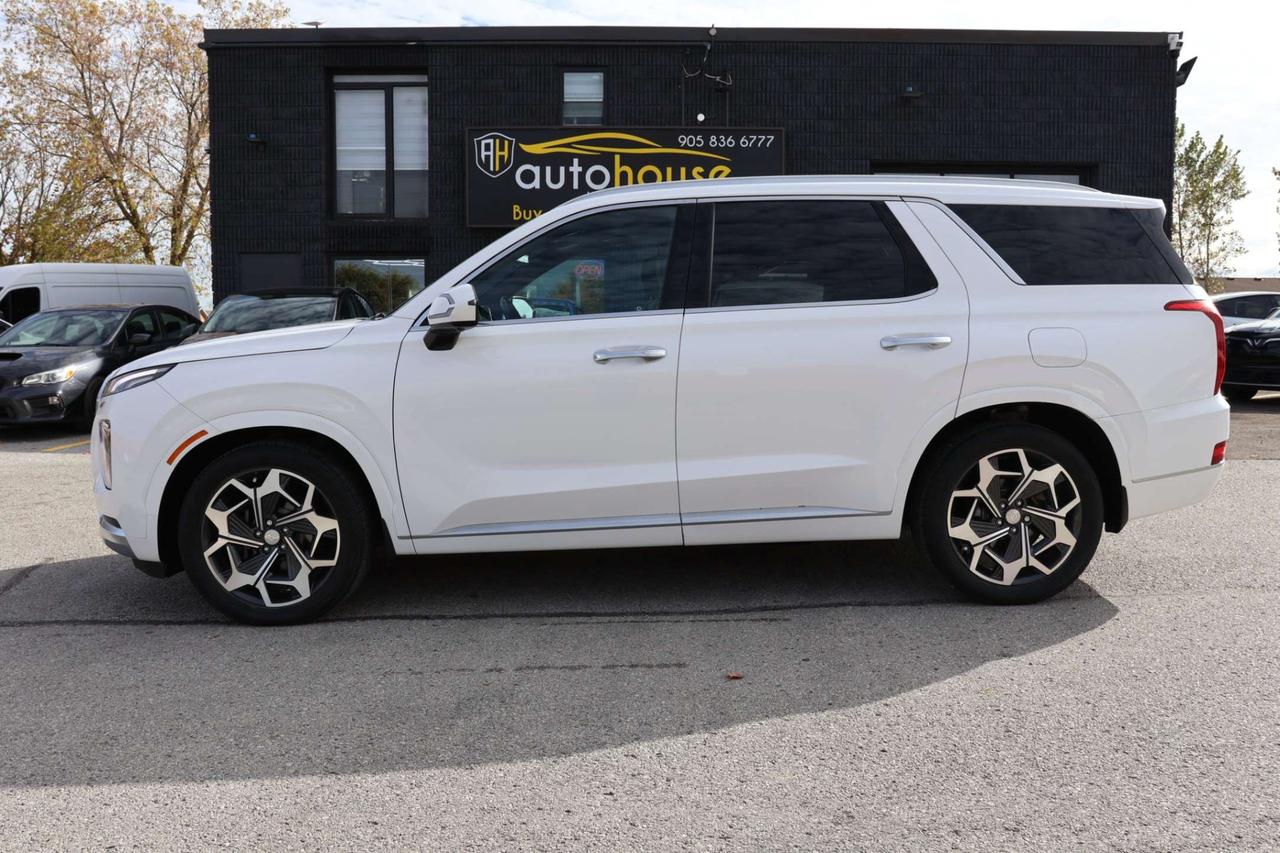 2021 Hyundai PALISADE ULTIMATE-CALLIGRAPHY-7PASS-AWD-R START/NAV/360 CAM/ADAPT CRUISE/BLIS/FCW/LKA/HUD/H&C SEATS/KEYLESS/CARPLAY/SUN&MOONROOF/W Photo