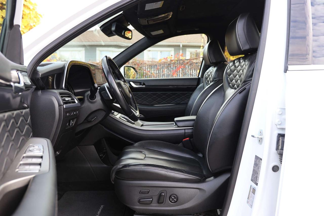 2021 Hyundai PALISADE ULTIMATE-CALLIGRAPHY-7PASS-AWD-R START/NAV/360 CAM/ADAPT CRUISE/BLIS/FCW/LKA/HUD/H&C SEATS/KEYLESS/CARPLAY/SUN&MOONROOF/W Photo