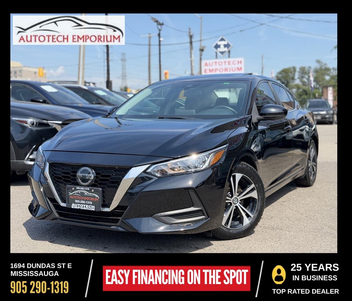 2021 Nissan Sentra SV Moonroof   Blind Spot   Dual Climate   Carplay Photo0