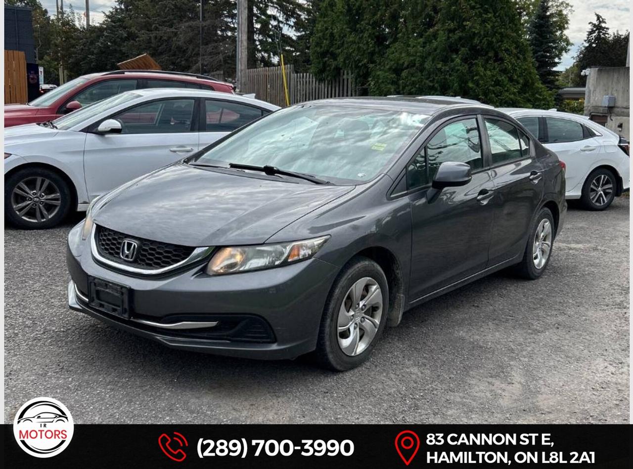 2013 Honda Civic LX Manual *No Accidents* *Certified* *3Yr Wa  Photo0