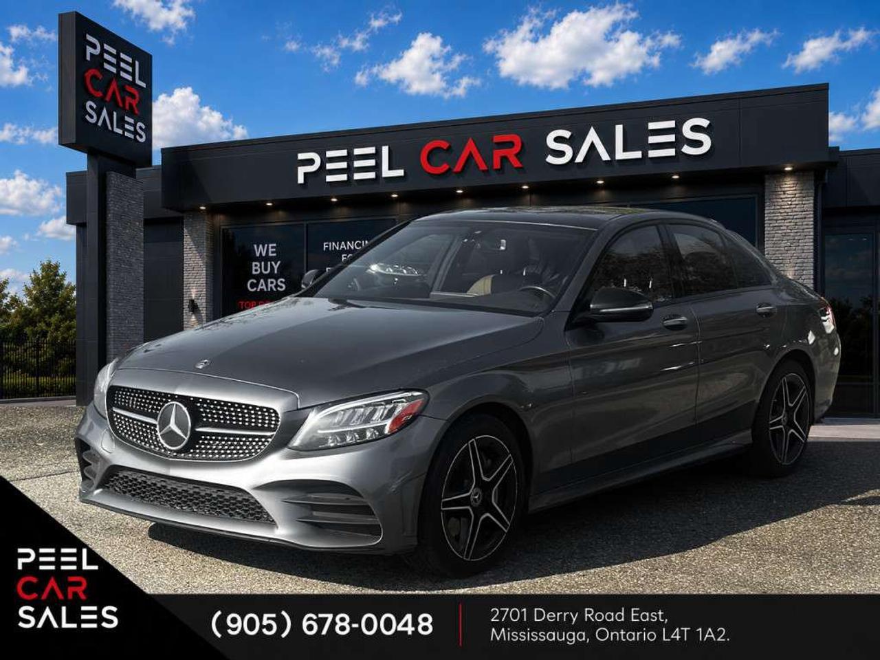 2020 Mercedes-Benz C-Class C300 4MATIC SUNROOF AMG ALLOYS LEATHER SEATS Photo0
