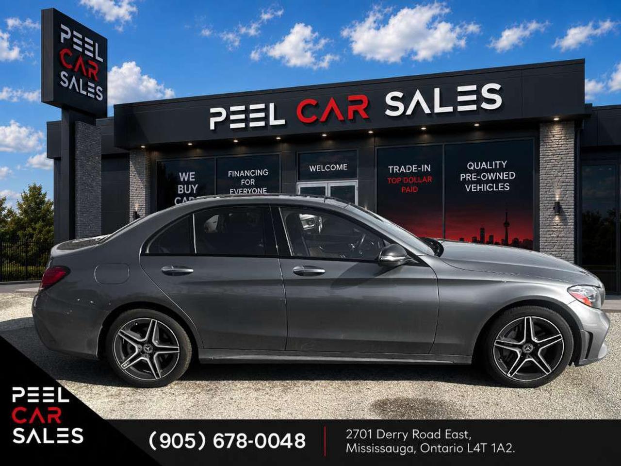 2020 Mercedes-Benz C-Class C300 4MATIC SUNROOF AMG ALLOYS LEATHER SEATS Photo3