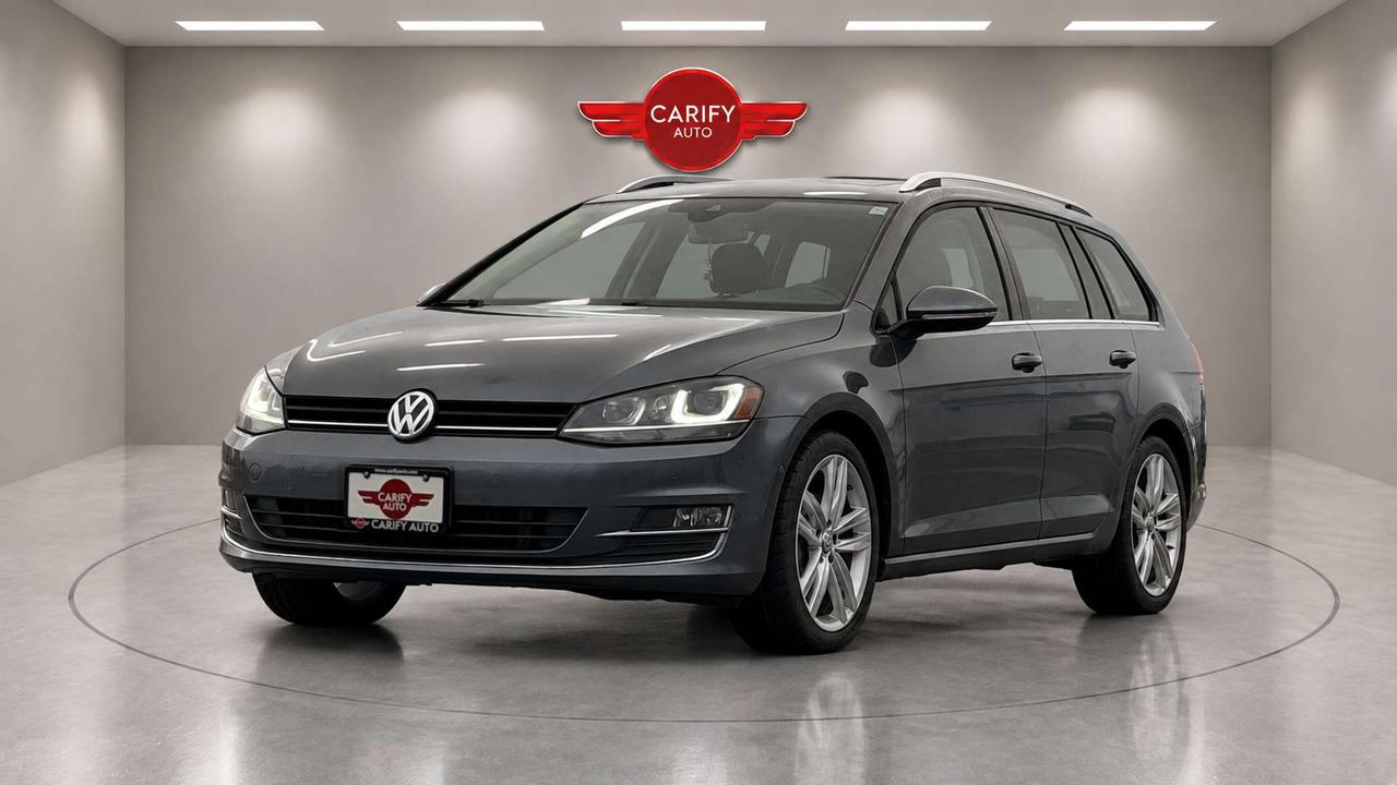 2017 Volkswagen Golf Highline   Certified   No Accident   Sunroof   Leather Photo