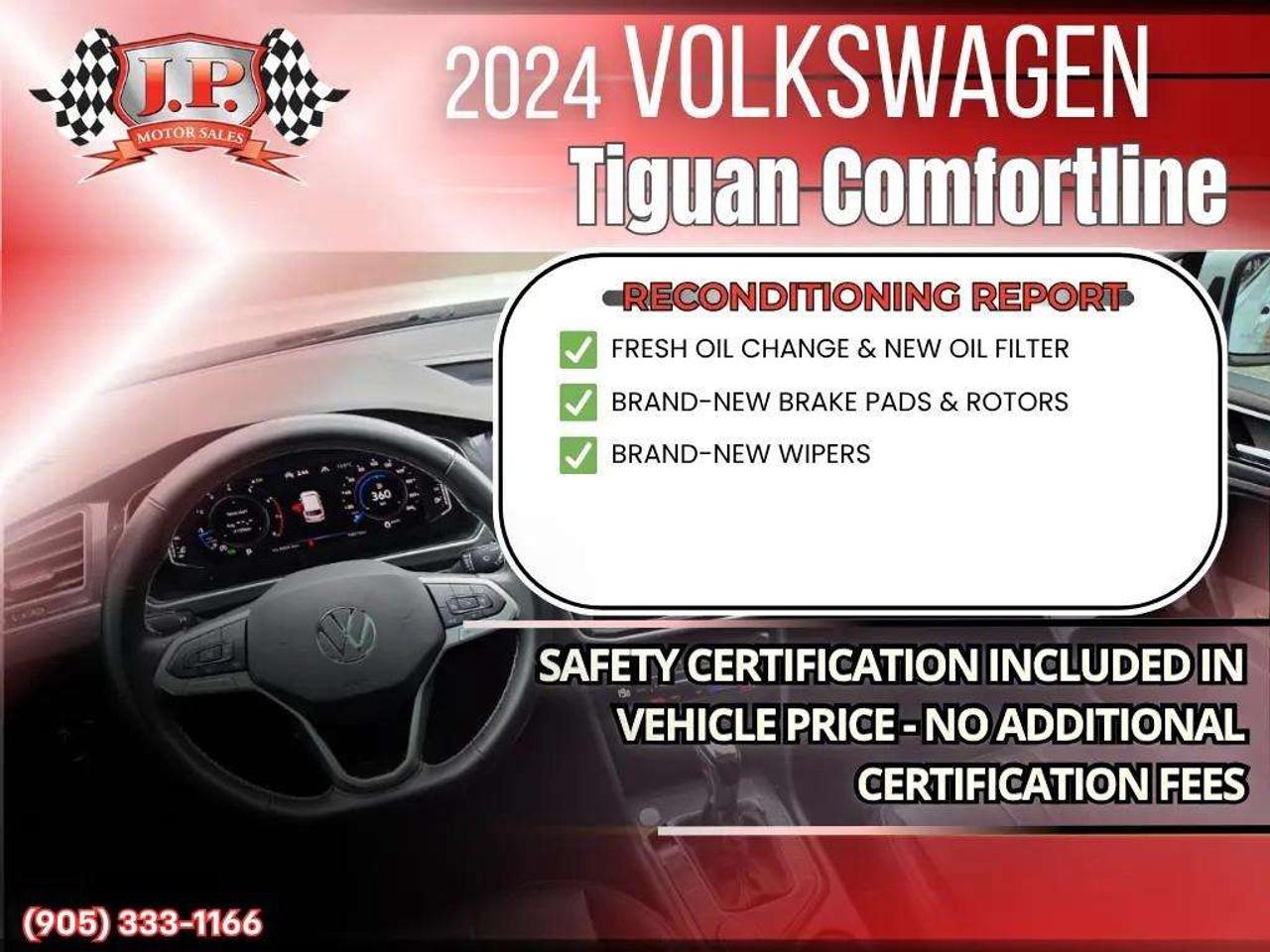 2024 Volkswagen Tiguan Comfortline Apple CarPlay & Android Auto • Built-In Wi-Fi Hotspot • Remote Start System • Heated Front Seats • Lane Assis Photo