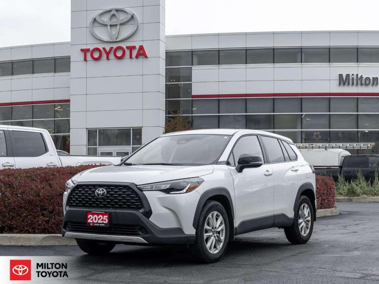 2025 Toyota Corolla Cross 8 MULTIMEDIA WIRELESS CARPLAY ANDROID AUTO HEATED STEERING BLIND SPOT ONE OWNER TCUV LE Photo0