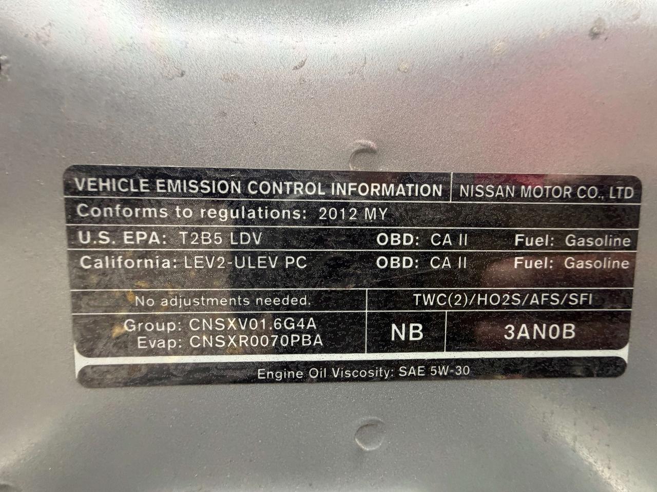2012 Nissan Versa SV ! auto   116374 kms !! car fax cln ! certified Photo