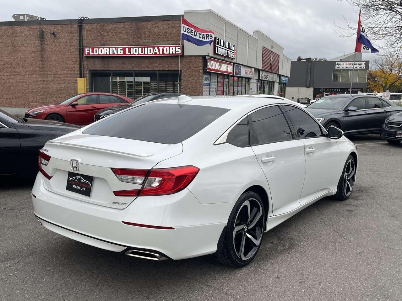 2020 Honda Accord Sport Pearl White  Blind Spot Cam   Sunroof   Honda Sensing Photo